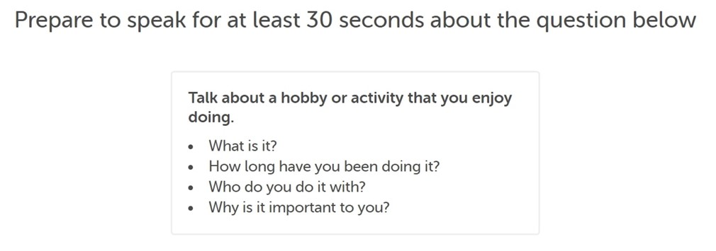 talking about hobby